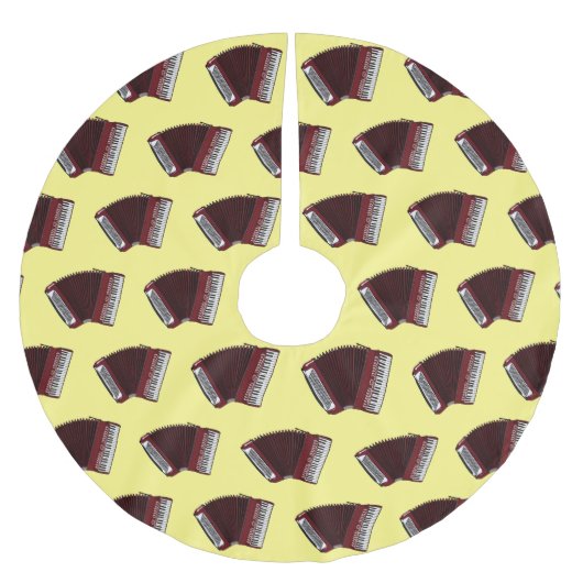 Afbeelding cordion cartoon kerstboom rok (Voorkant)