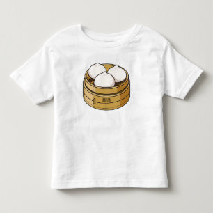Afbeelding dim sum cartoon kinder shirts