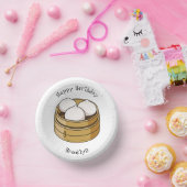 Afbeelding dim sum cartoon papieren kommen (Feest)