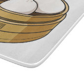 Afbeelding dim sum cartoon snijplank (Hoek)