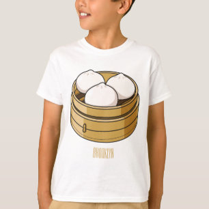 Afbeelding dim sum cartoon t-shirt