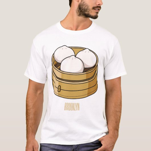 Afbeelding dim sum cartoon t-shirt (Voorkant)