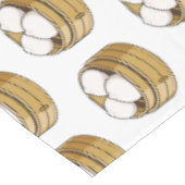 Afbeelding dim sum cartoon tafelkleed (Gekanteld)