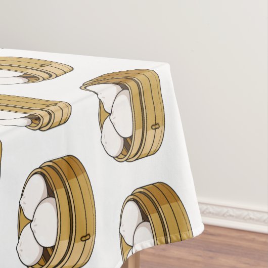 Afbeelding dim sum cartoon tafelkleed (Voorbeeld)