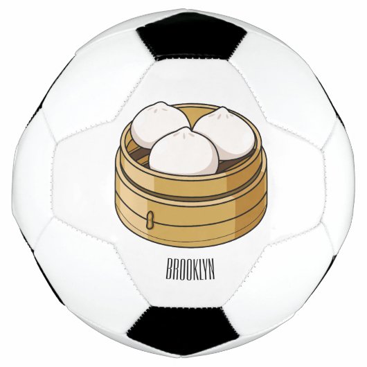 Afbeelding dim sum cartoon voetbal (Voorkant)