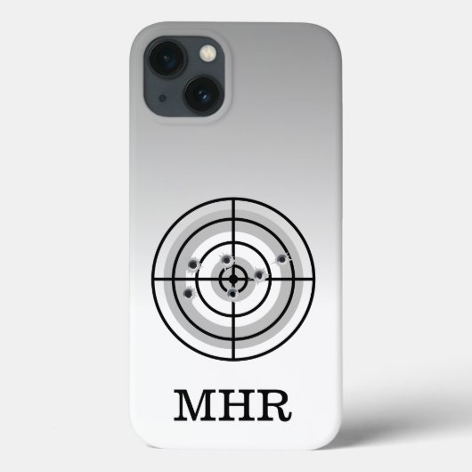 Afbeelding doelwit Pistool Lover Monogram Case-Mate iPhone Case (Achterkant)