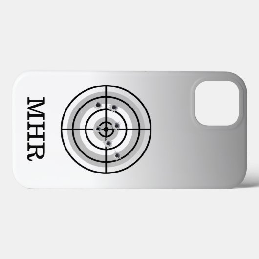 Afbeelding doelwit Pistool Lover Monogram Case-Mate iPhone Case (Achterkant (horizontaal))