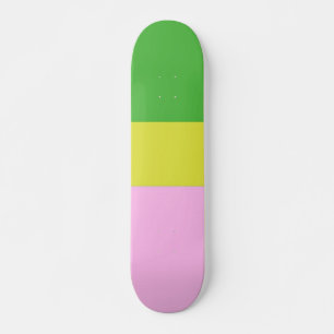 afbeelding drie kleuren kunst skateboard