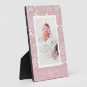 Afbeelding Easel Roze Frameless Photo Holder Fotoplaat (Zijkant)