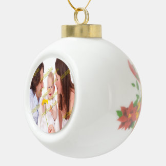 Afbeelding Familiefoto ✨ Mooie Custom Keramische Bal Ornament