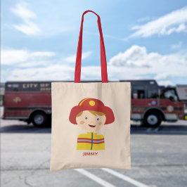 Afbeelding Fireman Firefighter Cartoon Tote Bag