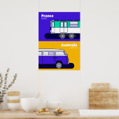 Afbeelding Frankrijk - Australië Poster (Keuken)