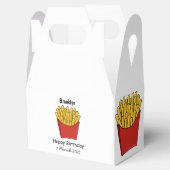 Afbeelding Franse friet cartoon Bedankdoosjes (Geopend)