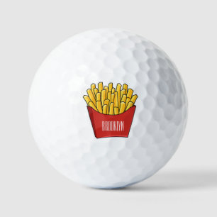 Afbeelding Franse friet cartoon Golfballen