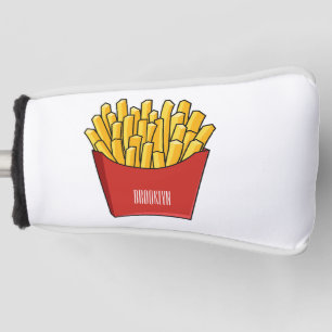 Afbeelding Franse friet cartoon Golfheadcover