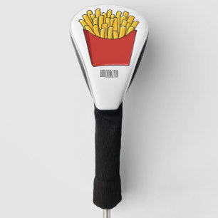 Afbeelding Franse friet cartoon Golfheadcover