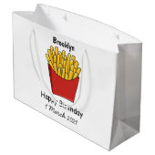 Afbeelding Franse friet cartoon Groot Cadeauzakje (Achterkant Gekanteld)