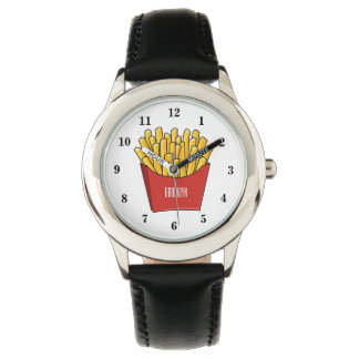 Afbeelding Franse friet cartoon Horloge