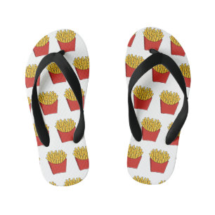 Afbeelding Franse friet cartoon Kinder Teenslippers