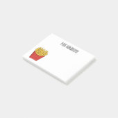 Afbeelding Franse friet cartoon Post-it® Notes (Schuin)