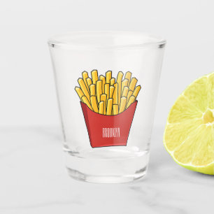 Afbeelding Franse friet cartoon Shot Glas