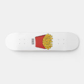 Afbeelding Franse friet cartoon Skateboard (Horizontaal)