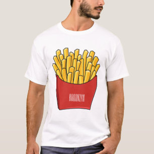 Afbeelding Franse friet cartoon T-shirt