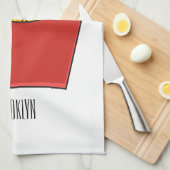 Afbeelding Franse friet cartoon Theedoek (Quarter Fold)