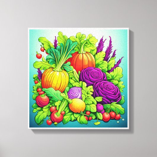 Afbeelding gedrukt op canvas voor mooie kleuren, 1 afdruk (Voorkant)