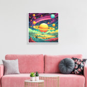 Afbeelding gedrukt op doek voor mooie kleuren, 193 canvas afdruk (Insitu (Woonkamer))