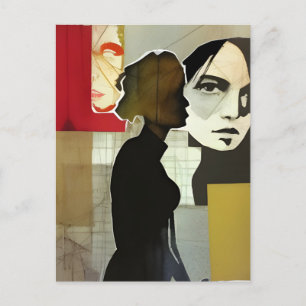 Afbeelding gemengde kleuren briefkaart