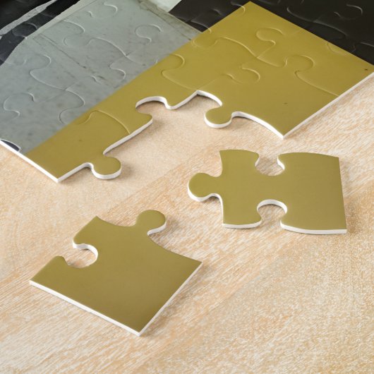 Afbeelding gemengde kleuren legpuzzel (Zijkant)