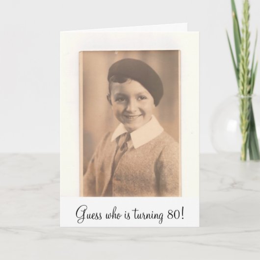 afbeelding, Gissing die 80 draait! (Voorkant)