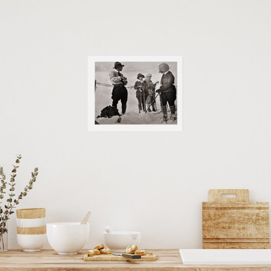 afbeelding, Great ski draag Poster (Keuken)