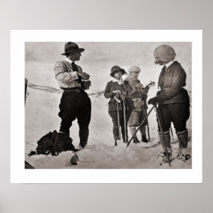  afbeelding, Great ski draag Poster