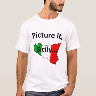 Afbeelding het, Sicilië T-Shirt