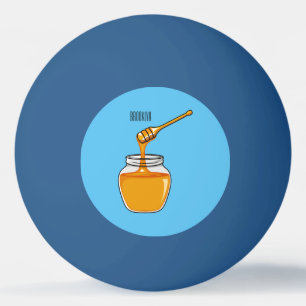 Afbeelding honingcartoon pingpongballen