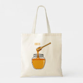 Afbeelding honingcartoon tote bag (Achterkant)