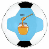 Afbeelding honingcartoon voetbal (Voorkant)