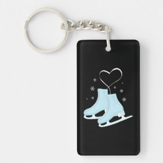 Afbeelding Ice Skateart Afbeelding Skater Love Sleutelhanger