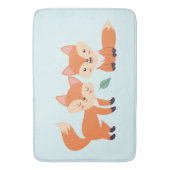 Afbeelding illustratie van Oranje kossen Badmat (Voorkant Verticaal)