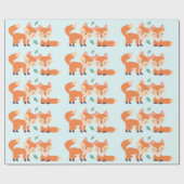 Afbeelding illustratie van Oranje kossen Cadeaupapier (Vlak)