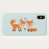 Afbeelding illustratie van Oranje kossen Case-Mate iPhone Case (Achterkant (horizontaal))