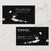 afbeelding in zwart-wit visitekaartje (Voorkant / Achterkant)