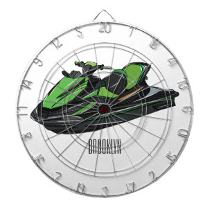Afbeelding Jet ski cartoon Dartbord