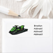 Afbeelding Jet ski cartoon Etiket (Insitu)