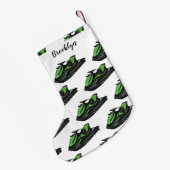Afbeelding Jet ski cartoon Kleine Kerstsok (Achterkant (Hangend))