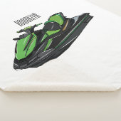 Afbeelding Jet ski cartoon Sherpa Deken (3/4)