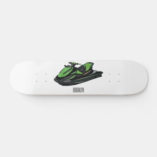 Afbeelding Jet ski cartoon Skateboard (Horizontaal)