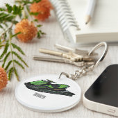 Afbeelding Jet ski cartoon Sleutelhanger (Voorkant Rechts)